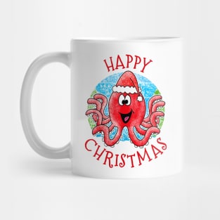 Christmas Octopus Wildlife Xmas 2022 Mug